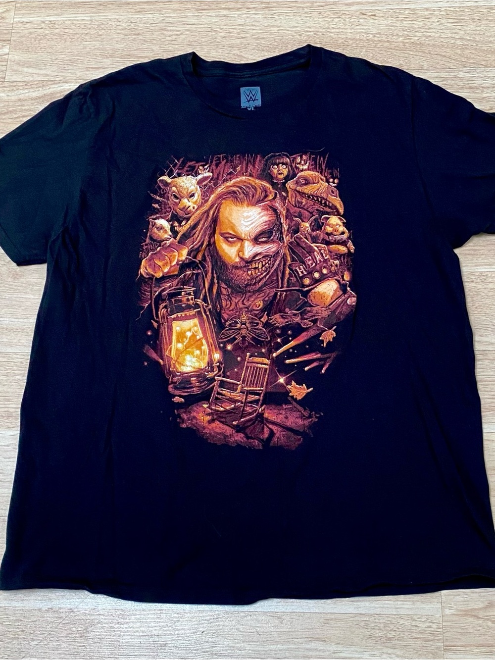 WWE Authentic T-Shirt Men’s XL Black Evolution of Bray Wyatt Eater of Worlds Tee